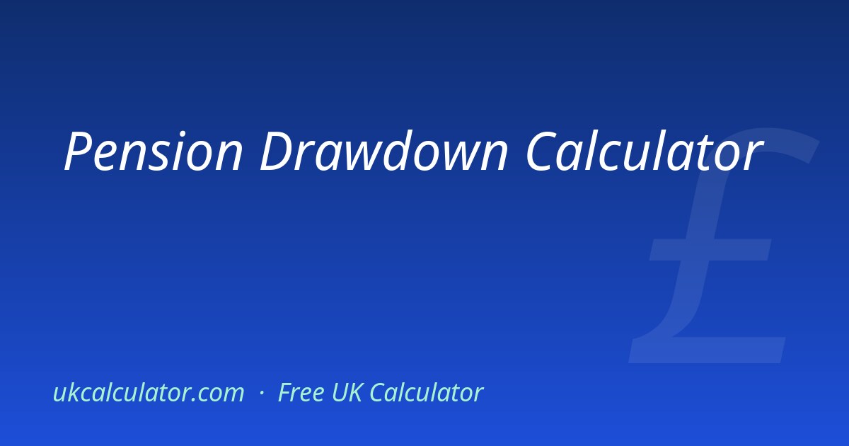 Pension Drawdown Calculator UK 2025 26 How Long Will Your Pot Last pension-drawdown-calculator-uk-2025-26-how-long-will-your-pot-last